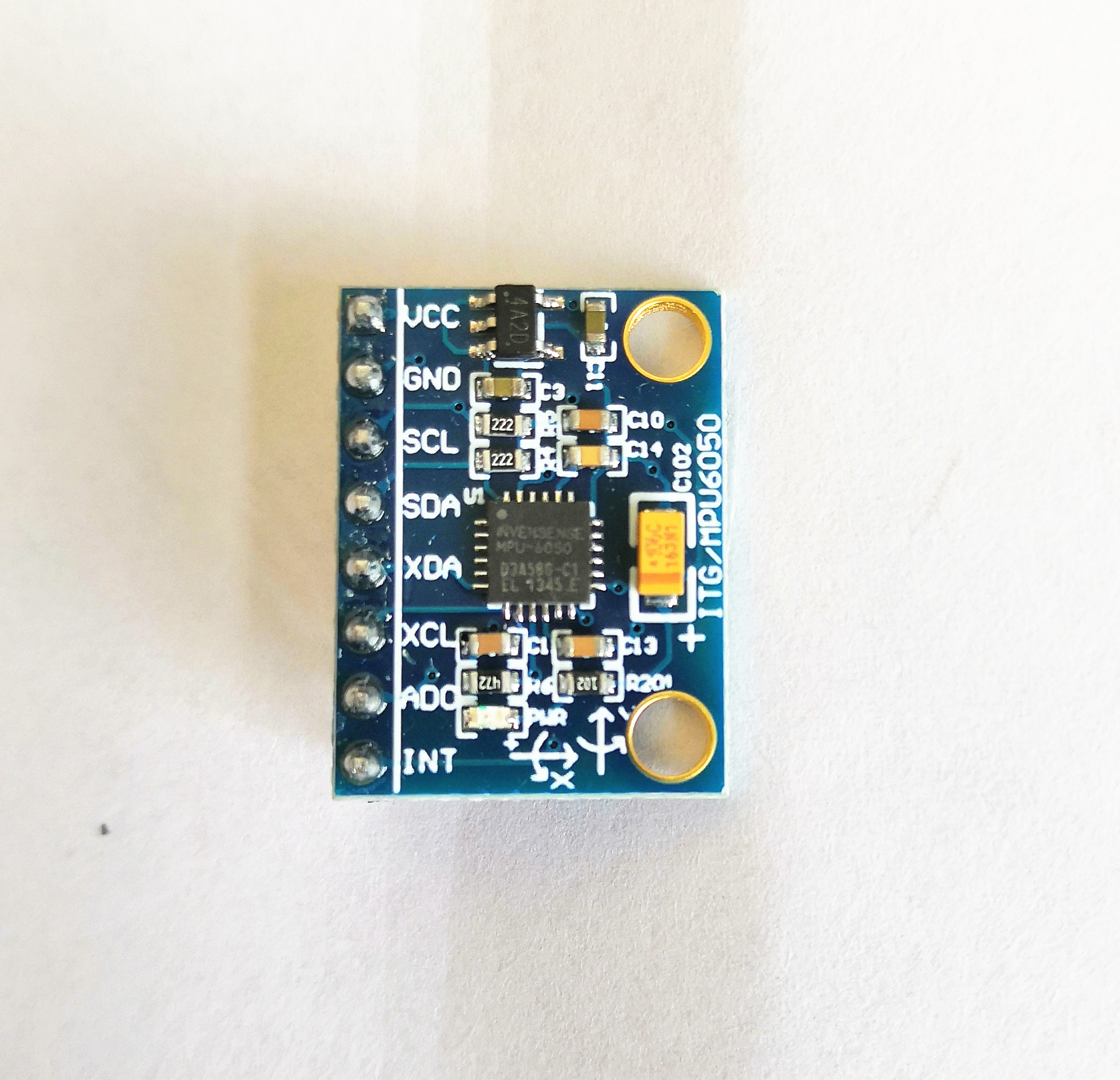 树莓派基础实验31mpu6050陀螺仪加速度传感器实验